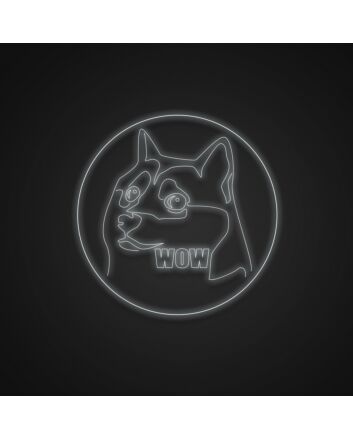 Doge Coin Sign Neon Sign for Cryptocurrency Lovers