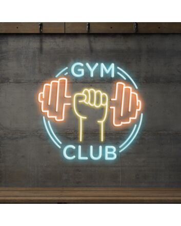 Gym Club Neon Sign for Fitness Centers