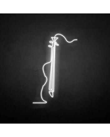 &#39;Violoncello&#39; neon sign