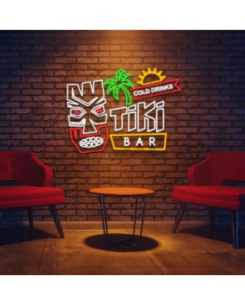 Tiki Bar Neon Sign V3 for Tropical Bars