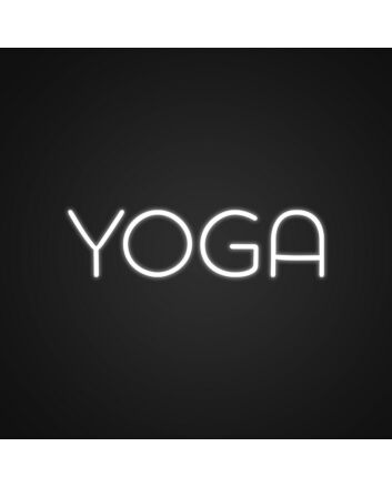 Quirky Yoga Signs Neon Sign for Yoga Studios