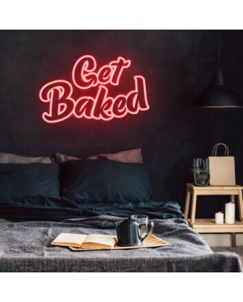 Get Baked Neon Sign for Bakeries