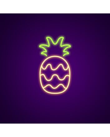 Pineapple Neon Sign for Tropical Themes