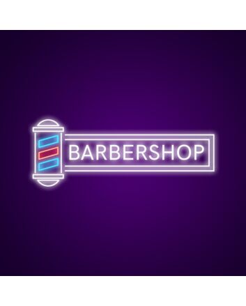 Barbershop Neon Sign Attract more customers to your stylish barbershop