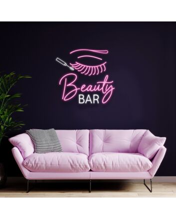 Beauty Bar Neon Sign Attract customers to your beauty bar