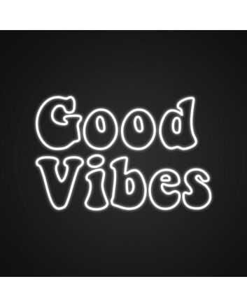 Good Vibes Neon Sign Spread positivity with this good vibes sign