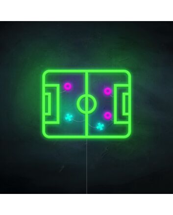 Court Layout Neon Sign Ideal for sports-themed rooms
