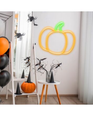 Pumpkin Custom Neon Sign Perfect for Halloween decorations