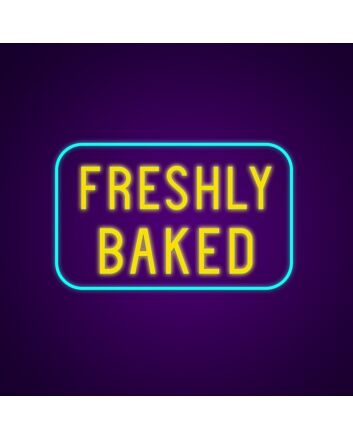 Freshly Baked Neon Sign Great for bakeries and kitchens