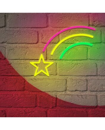 Shooting Star Neon Sign Make a wish every night