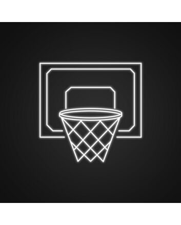 Basketball Net Neon Sign Perfect for sports bars and game rooms