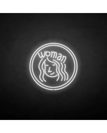 &#39;Woman&#39; neon sign