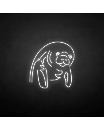 &#39;Walrus&#39; neon sign