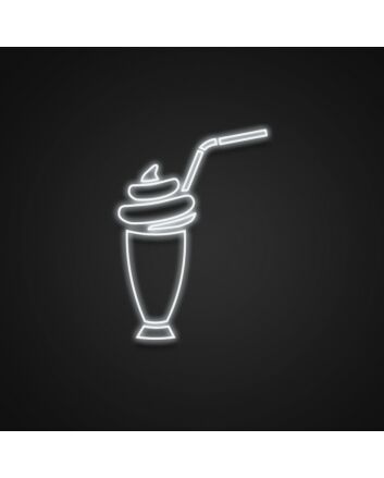 Milk Shake Bar Neon Sign Perfect for cafes and diners