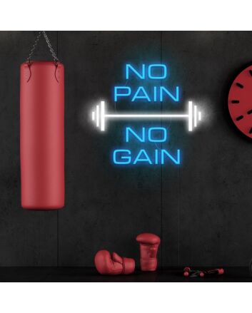 No Pain No Gain Neon Sign Perfect for fitness enthusiasts