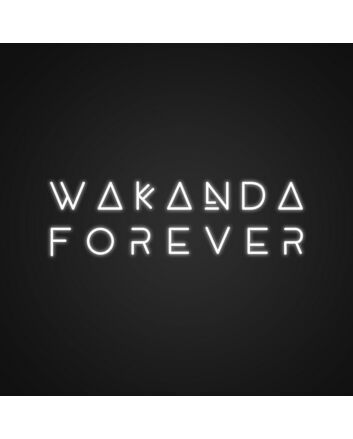 Wakanda Forever Neon Sign Perfect for Marvel fans