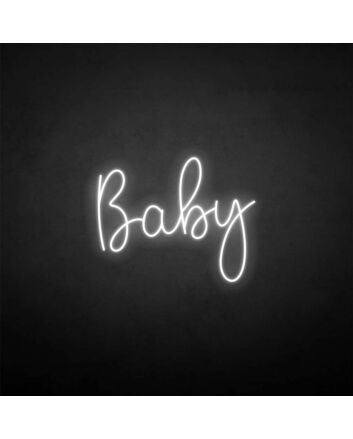 Baby3&#39; neon sign