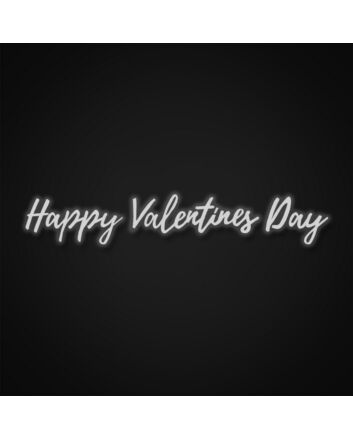 Happy Valentines Day Sign Neon Sign Light up your Valentine's Day