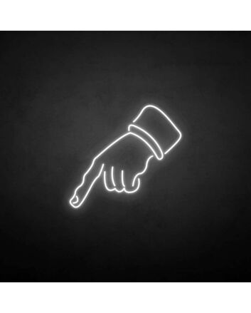 &#39;Point&#39; neon sign