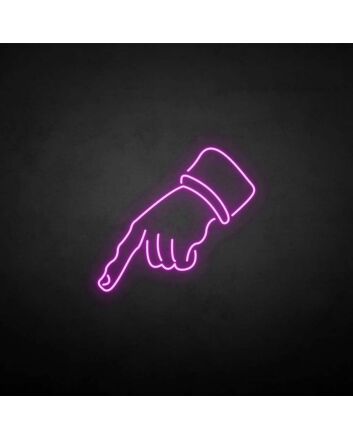 &#39;Point&#39; neon sign