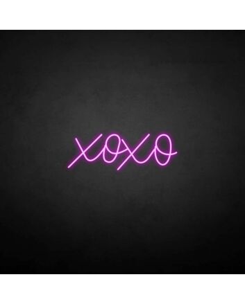 XOXO&#39; neon sign