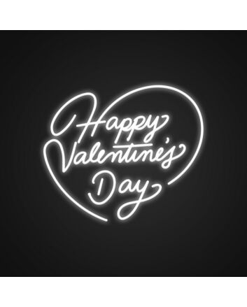 Happy Valentines Neon Sign Light up your Valentine's Day celebration