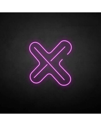 &#39;Cross&#39; neon sign