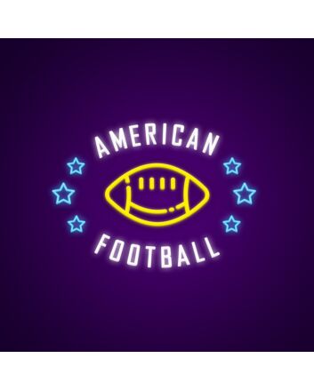 American Football Neon Sign Perfect for sports bars