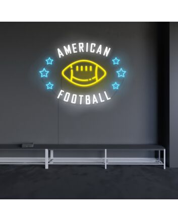 American Football Neon Sign Perfect for sports bars