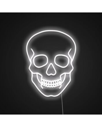 Simple Skull Customizable Sign Neon Sign Add a personal, edgy touch