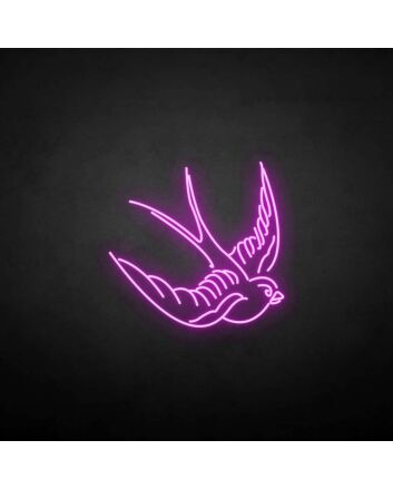 &#39;Swallow&#39; neon sign