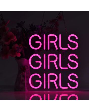 Girls Girls Girls Neon Sign Club Style