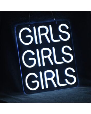 Girls Girls Girls Neon Sign Club Style