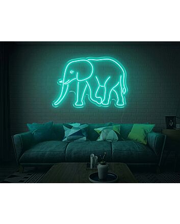 Elephant LED Neon Sign
