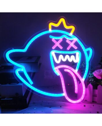 Ice Blue Anime Characters Neon Sign Teen Dorm Room Cool