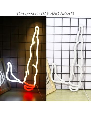 Red White Unique Neon Signs Wall Decor Creative Art