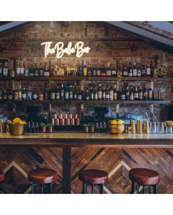 The Babe Bar Neon Sign Bar Style