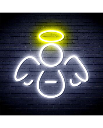 Brighten Up Your Child&#039;s Bedroom or Playroom with the Angel Kid Room LED Neon Sign – Perfect for Nurseries and Birthday Celebrations!