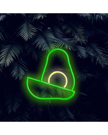 Brighten Your Space: Avocado LED Neon Sign for Home Decor, Trendy Bars, and Festive Celebrations.
