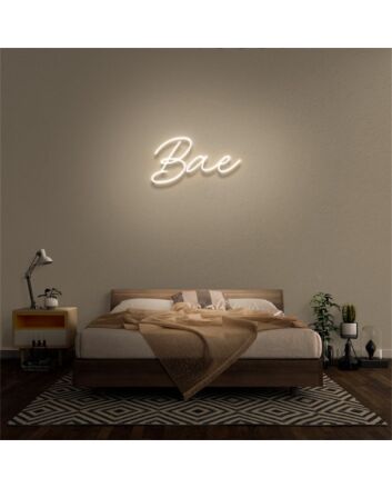 Elevate Your Bar, Office, or Wedding Ambiance with the Bae LED Neon Sign.