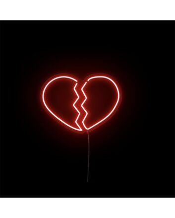 Brighten your home, office, or bar corners with emotions using the Broken Heart LED Neon Sign.