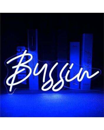 Brighten Up Your Bar, Office, and Special Events with the Bussin LED Neon Sign.
