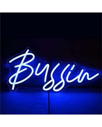 Brighten Up Your Bar, Office, and Special Events with the Bussin LED Neon Sign.
