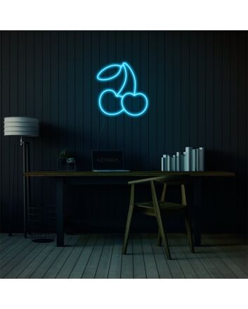 Brighten Up Your Space: Cherry Bedroom LED Neon Sign - Perfect for Home Decor, Office Ambiance, and Vibrant Bar Settings.