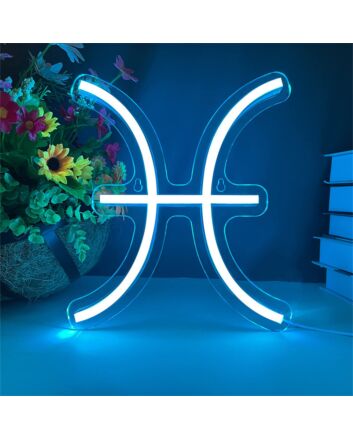 Brighten Your Space with Versatility: Constellation Pisces LED Neon Sign for Bars, Weddings, and Home Ambiance.