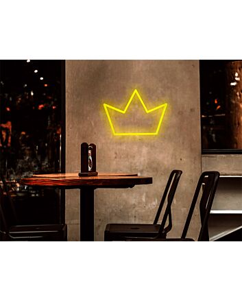 Light Up Your Kingdom: Crown LED Neon Sign for Weddings, Bars, and Majestic Home Decor
