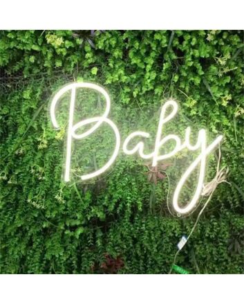 Brighten Your Special Moments: Custom Babay LED Neon Sign for Weddings, Birthdays, and Home Decor