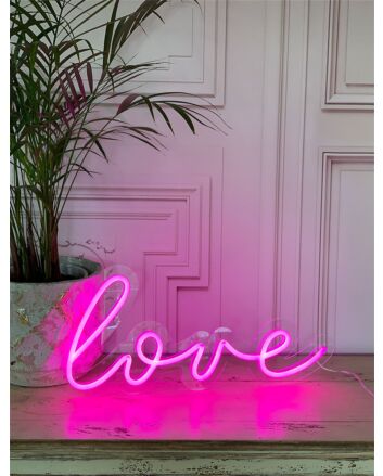 Elevate your special day and home ambiance with the Custom Wedding Love LED Neon Sign - Perfect for nuptial celebrations, office romance, and cozy bar settings.