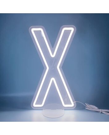Bring Vibrant Ambiance to Your Bar, Office, or Wedding with the Customized LED Neon Light Letter X.