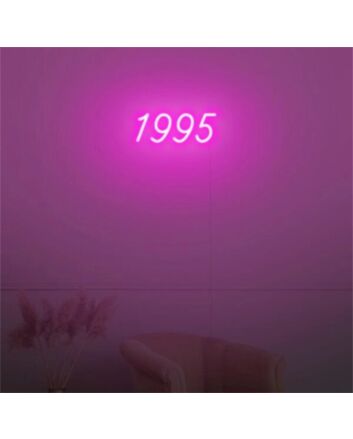 Elevate Your Office, Bar, or Event Ambiance with the Personal Touch of Customized LED Neon Light Number 1995 LED Neon Sign.